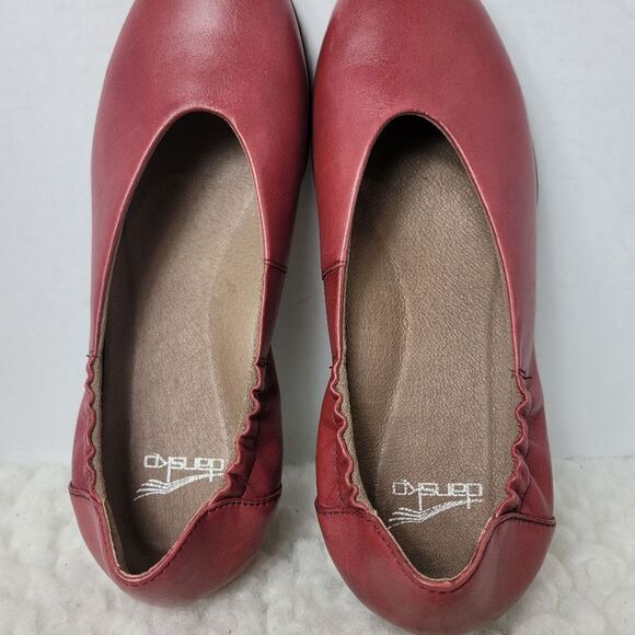 Dansko  Kira Aniline Women's Shoes Size 6.5 Leather  Flats Ballerina - Picture 8 of 11